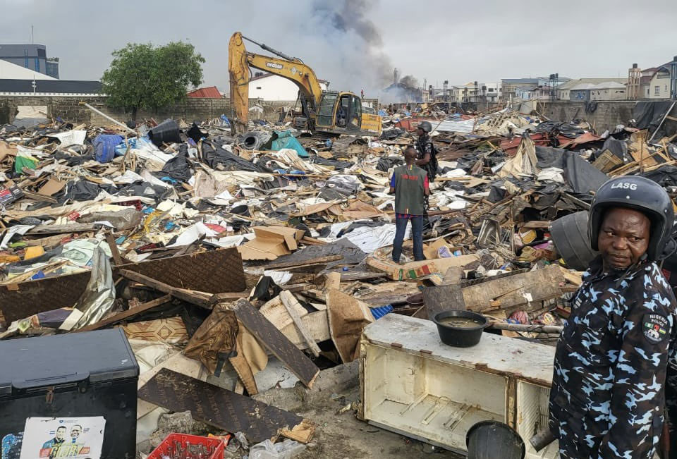 Deadly Ikola clash: Lagos demolishes shanties beneath high-tension lines