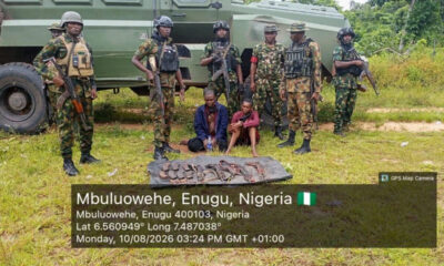 How Enugu Abduction Led to Recovery of 4 AK-47 Rifles, 133 Ammunition – Army
