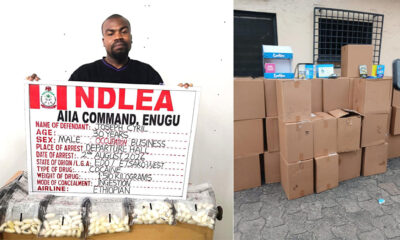 Italy-Based Businessman Excretes 98 Wraps of Cocaine at Enugu Airport