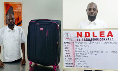 NDLEA arrests businessman with cocaine, seizes N3.6bn drugs in Lagos