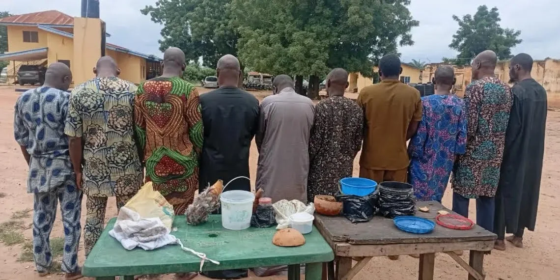 Oyo Police Smash Human Parts Syndicate: 10 Arrested, Heart, Skull Recovered