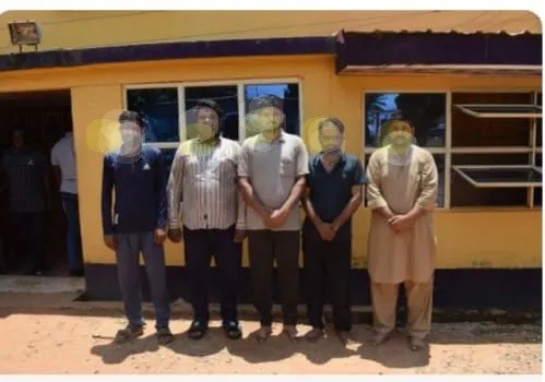 Police Arrest Five Pakistani Nationals in Benue, Recover 35 Mobile Phones 