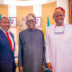 Tinubu Meets Jim Ovia, NELFUND CEO at Aso Rock as Student Loans Hit ₦303bn