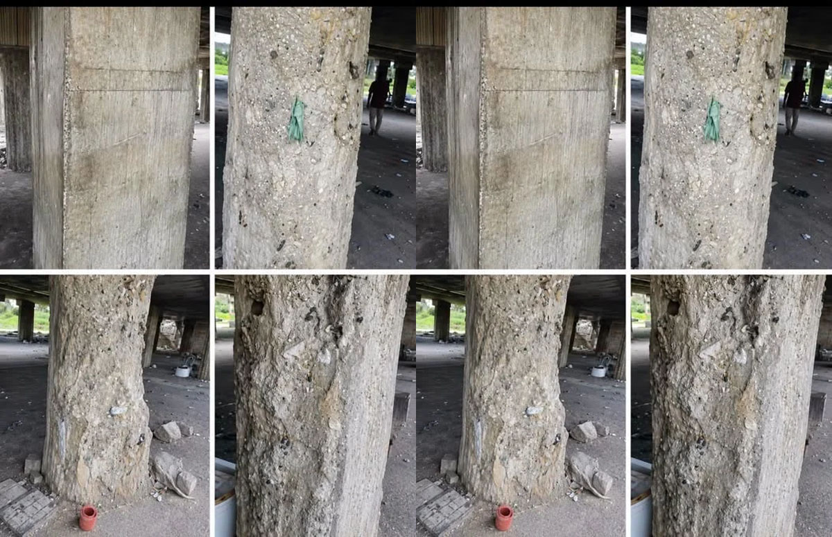 VIDEO: Lagos Bridge Vandalism: 27 Arrested as Scavengers Strip Pillars of Iron Bars