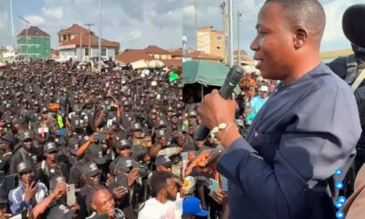 Sunday Igboho Launches 'Iru Ekun' Security Outfit in Ogun, Says FG Will Train Members