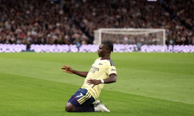 Saka fires Arsenal to narrow win over Aston Villa in Arteta’s 250th Premier League game