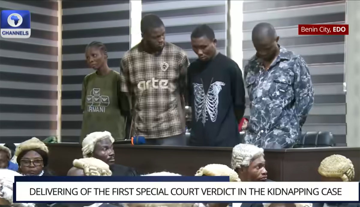 Edo Court Sentences Four to Death Over Kidnapping, Armed Robbery