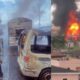 Kubwa Explosion- Vehicle Crashes Into Gas Outlet, Damages Nine Shops