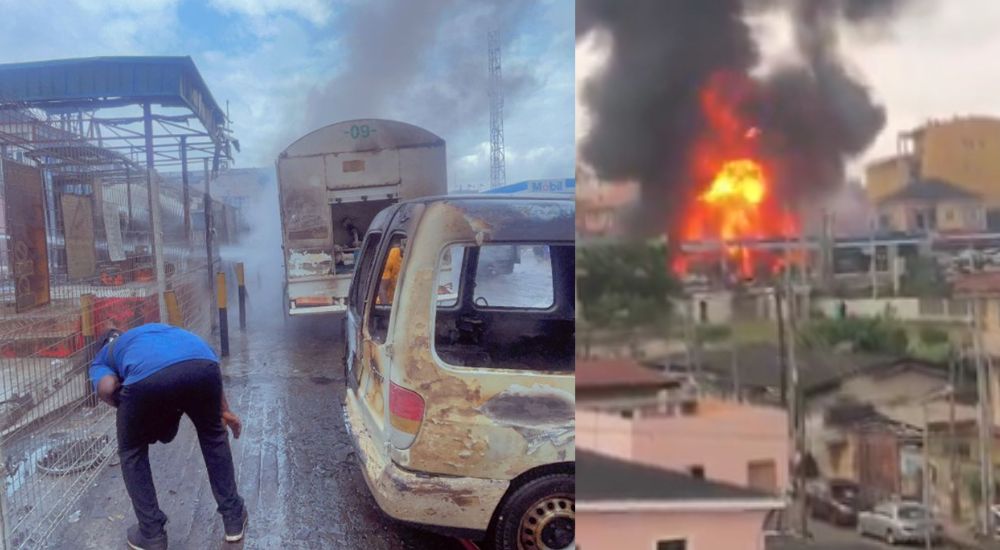Kubwa Explosion- Vehicle Crashes Into Gas Outlet, Damages Nine Shops