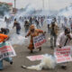 Lagos pensioners tear-gassed during protest as Sowore demands justice