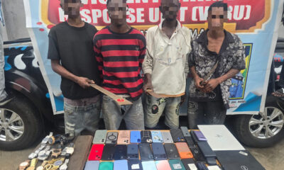 Lagos police arrest four suspected robbers, recover 25 phones in Mushin