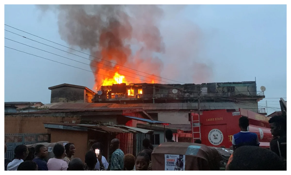 No Lives Lost as Responders Contain Dual Fire Outbreaks Across Lagos