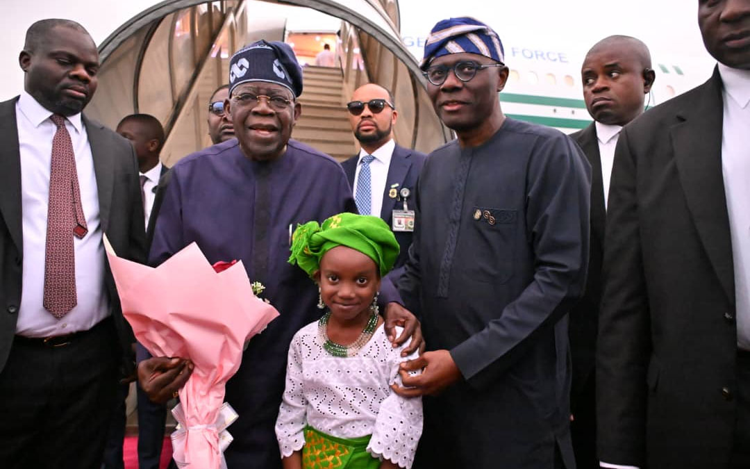 Tinubu Returns After 30 Days in Europe, Says ‘I’m Healthy and Ready to Work’