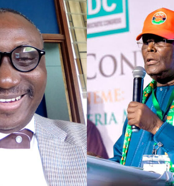 Professor Tunji Ogunyemi of Obafemi Awolowo University (OAU), Ile-Ife and ADC Presidential Candidate, Alhaji Atiku Abubakar