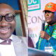 Professor Tunji Ogunyemi of Obafemi Awolowo University (OAU), Ile-Ife and ADC Presidential Candidate, Alhaji Atiku Abubakar