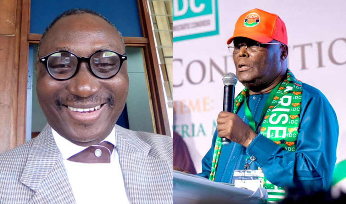 Professor Tunji Ogunyemi of Obafemi Awolowo University (OAU), Ile-Ife and ADC Presidential Candidate, Alhaji Atiku Abubakar