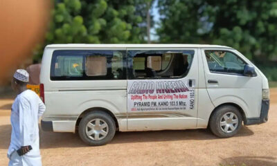 APC rally: Suspected thugs attack journalists, smash Radio Nigeria vehicle in Kano
