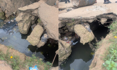 Residents Cry Out Over Poorly Constructed Entrance of Ademola Abiola Street, Demand Urgent Intervention