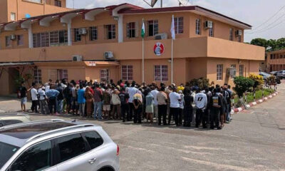 19 Suspected Fraudsters Arrested, Five Exotic Cars Recovered in EFCC Lekki Raid