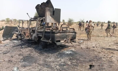 Borno Highway Blast: Soldiers Killed as Military Vehicle Hits Landmine