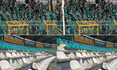 Chaos in Abeokuta as Algerian Fans Attack Coach, Vandalise Stadium After Rangers Defeat