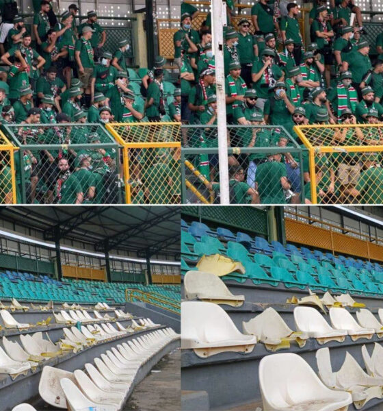 Chaos in Abeokuta as Algerian Fans Attack Coach, Vandalise Stadium After Rangers Defeat