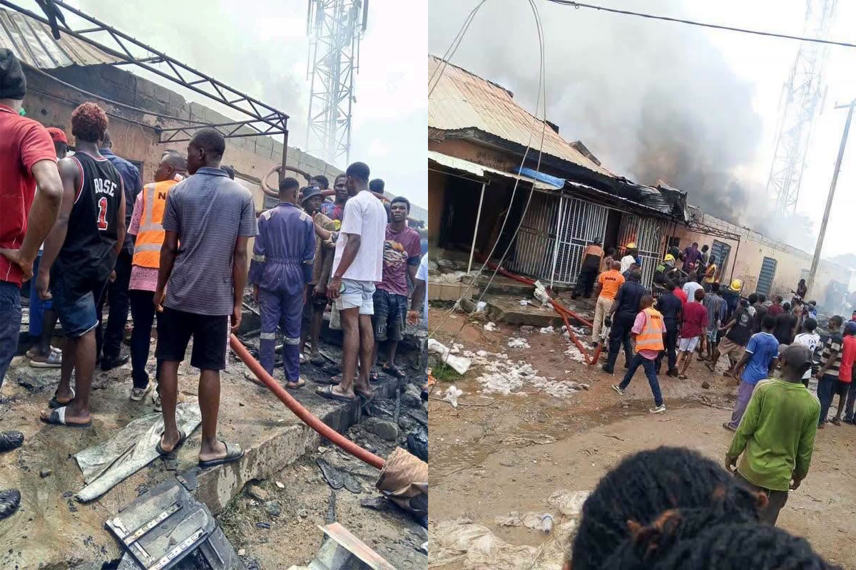 Electric Spark Suspected as Fire Destroys 21 Shops at Abuja’s Kugbo Market