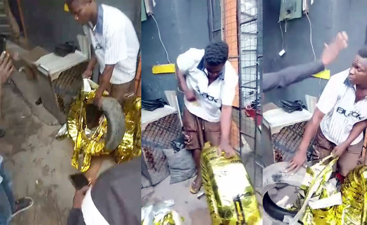 Man Allegedly Caught Using Old Tyres to Scam POS Operator