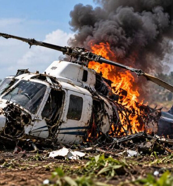 BREAKING: Many Feared Dead as Helicopter Crashes in Ondo Community