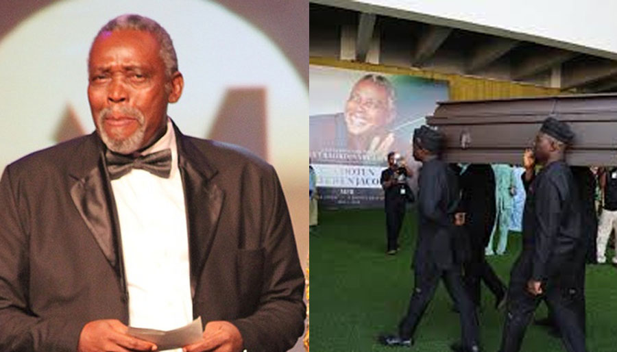 Olu Jacobs Laid to Rest in Lagos as Dignitaries, Nollywood Stars Honour Screen Icon