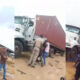 VIDEO: Outrage as Indian National Assaults Nigerian Truck Drivers in Lagos