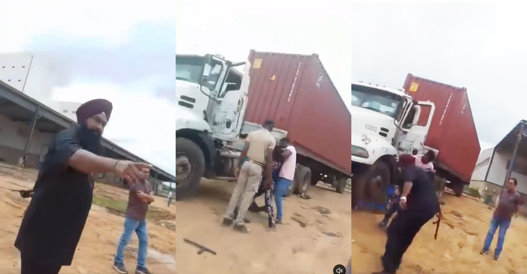 VIDEO: Outrage as Indian National Assaults Nigerian Truck Drivers in Lagos