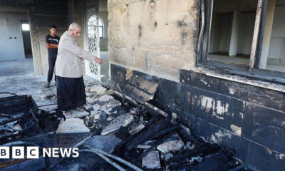 Outrage as Israeli Settlers Torch Mosque, Burn Vehicle in Occupied West Bank