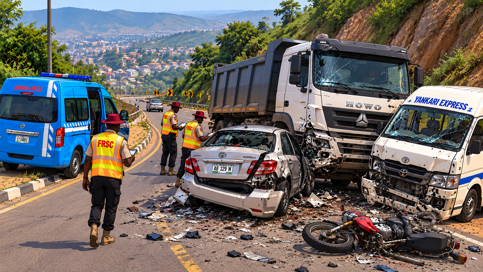 Plateau Highway Crash: 20 Killed, Five Injured in Multiple-Vehicle Accident