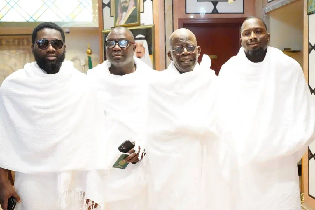 Tinubu Heads to Saudi Arabia for Umrah, Seeks Allah’s Blessings for Nigeria